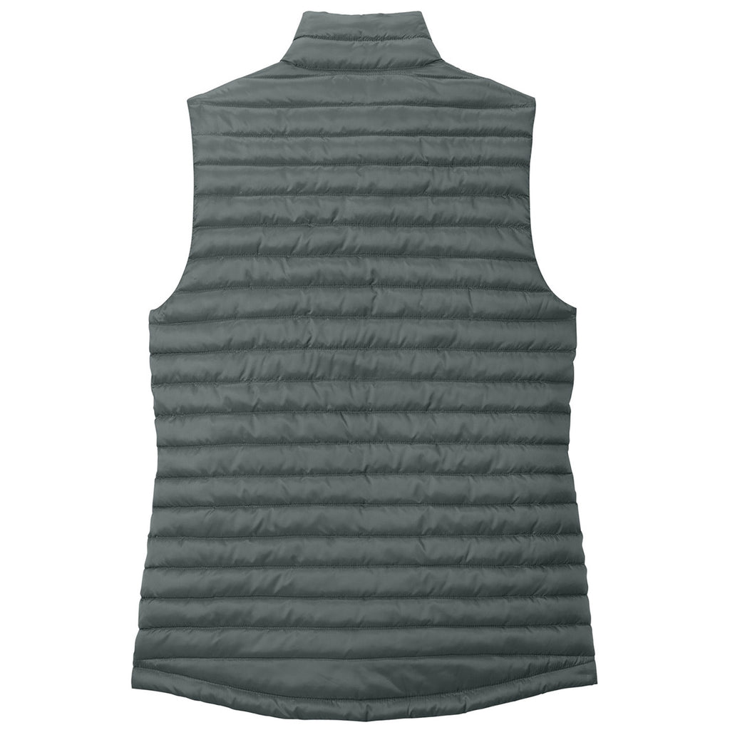 Eddie Bauer Women's Metal Grey Packable Quilted Vest