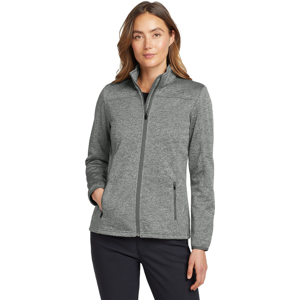Eddie Bauer Women's Grey Heather/Grey StormRepel Soft Shell Jacket