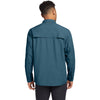 Eddie Bauer Men's Gulf Teal L/S Performance Fishing Shirt