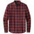 Eddie Bauer Men's Red Highland Plaid Long Sleeve Favorite Flannel Plaid Shirt