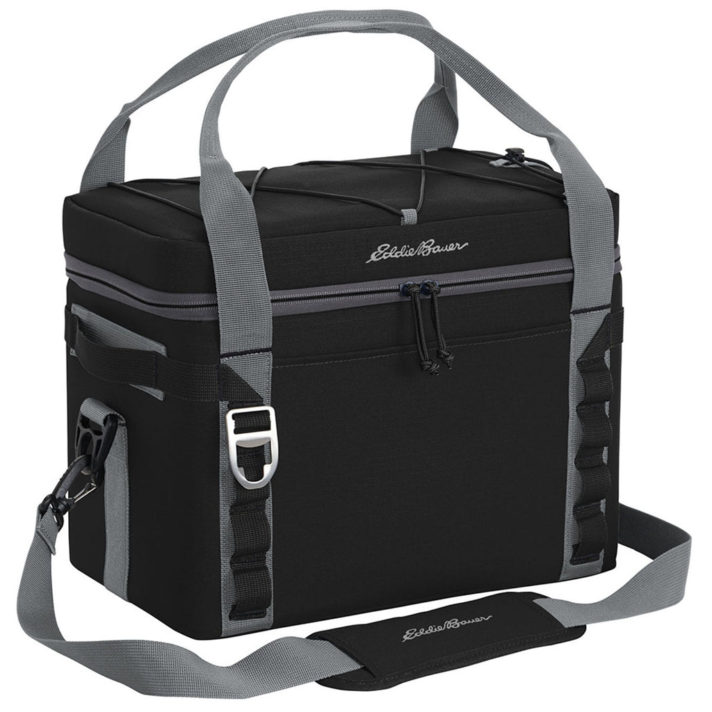 Eddie Bauer Black/Grey Steel Max Cool 24-Can Cooler