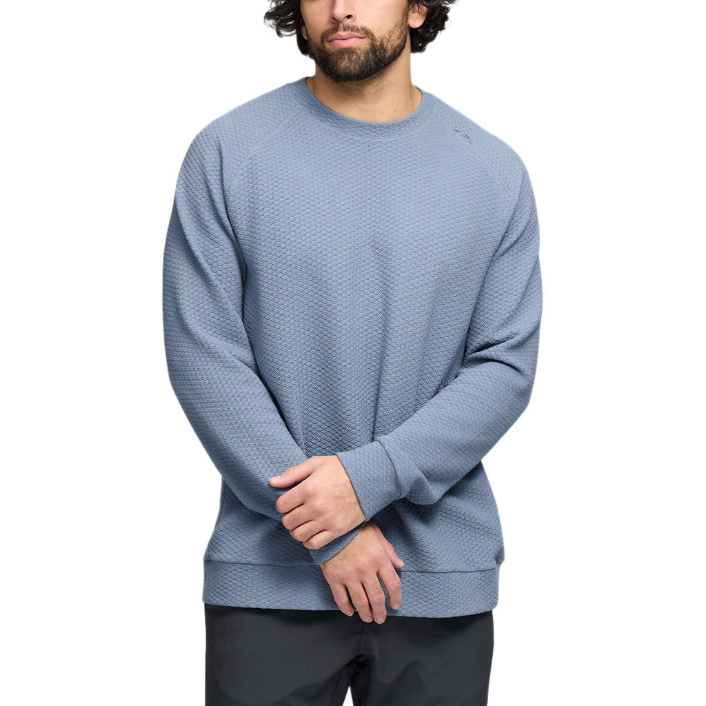 UNRL Men's Storm Blue Elevation Crewneck