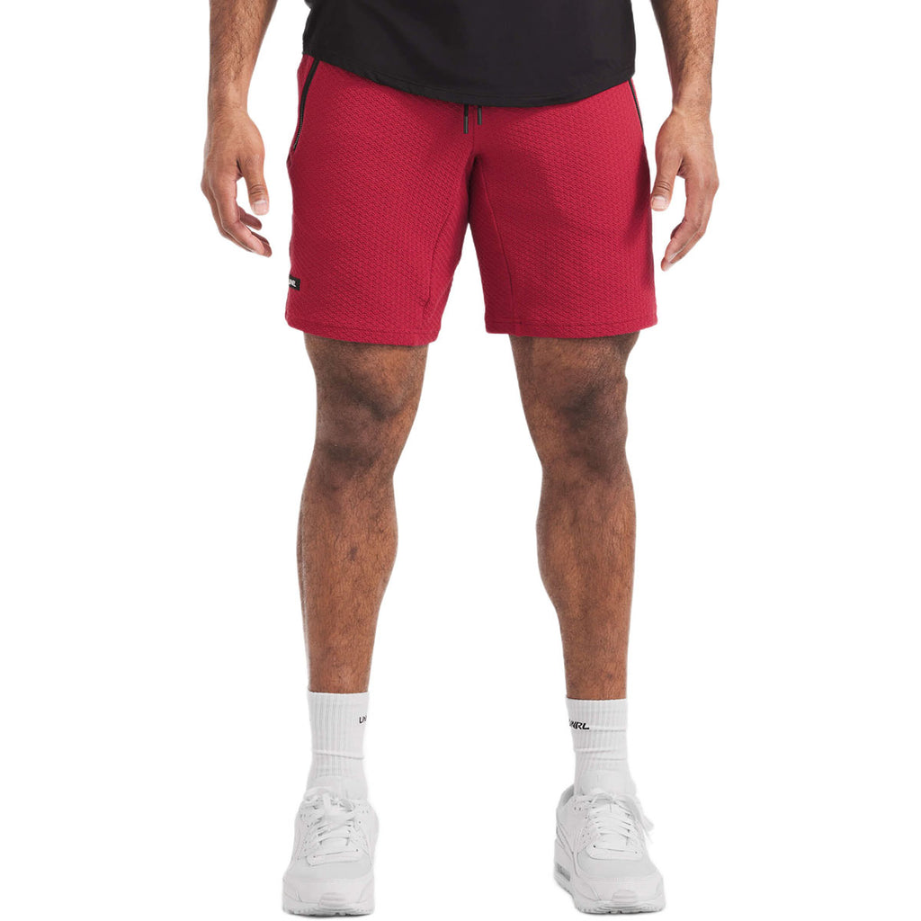 UNRL Men's Garnet Red Elevation Short