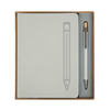 Logomark Grey Manhattan II Gift Set w/Magnetic Journal & Recycled Pen