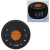 Ariel Premium Black Meridian Digital Clock with Wireless Speaker & White Noise Sounds