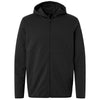 Independent Trading Co. Unisex Black Perform Full-Zip Hooded Sweatshirt