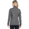 Fairway & Greene Women's Dark Shadow Grey Heather Wells Quarter-Zip Tech Pullover