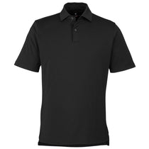 Fairway & Greene Men's Black USA Made Tournament Solid Tech Polo