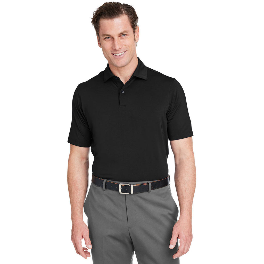 Fairway & Greene Men's Black USA Made Tournament Solid Tech Polo