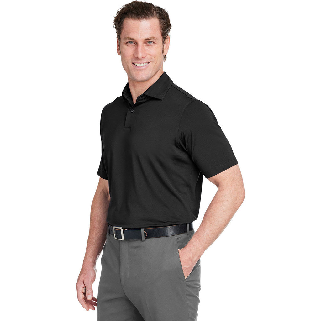 Fairway & Greene Men's Black USA Made Tournament Solid Tech Polo