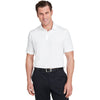 Fairway & Greene Men's White USA Made Tournament Solid Tech Polo