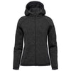 Stormtech Women's Black Heather Avalante Full Zip Fleece Hoody