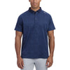 UNRL Men's Midnight Navy Flora Polo
