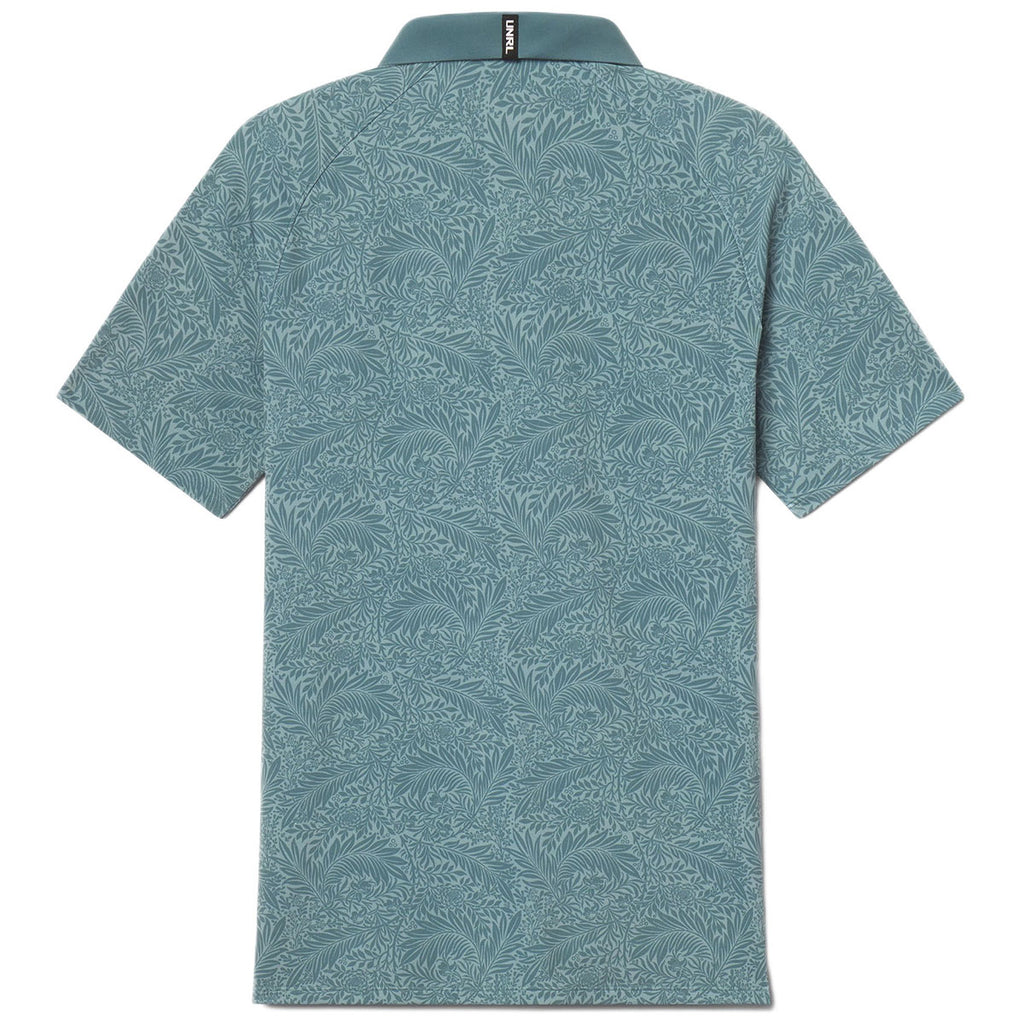 UNRL Men's Spruce Flora Polo