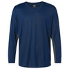 Oakley Men's Team Navy Team Issue Hydrolix Long Sleeve T-Shirt