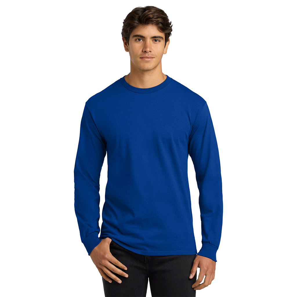 Gildan Men's Royal Ultra Cotton Long Sleeve T-Shirt