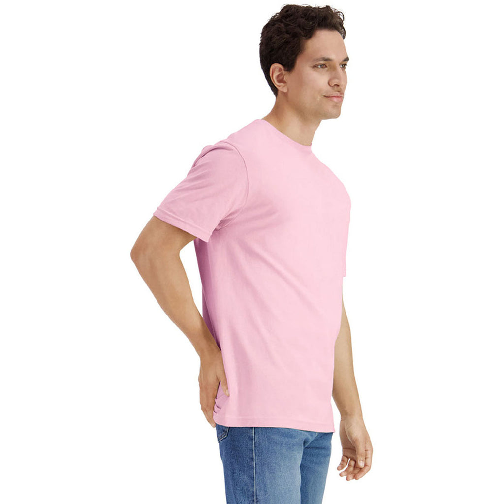 Gildan Unisex Light Pink Light Cotton T-Shirt