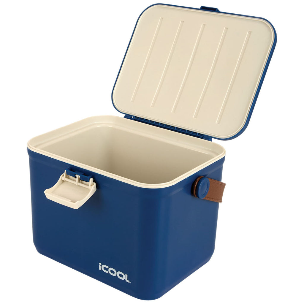 iCOOL Navy Hale 6-Can, 5.25 Qt Hard Sided Cooler