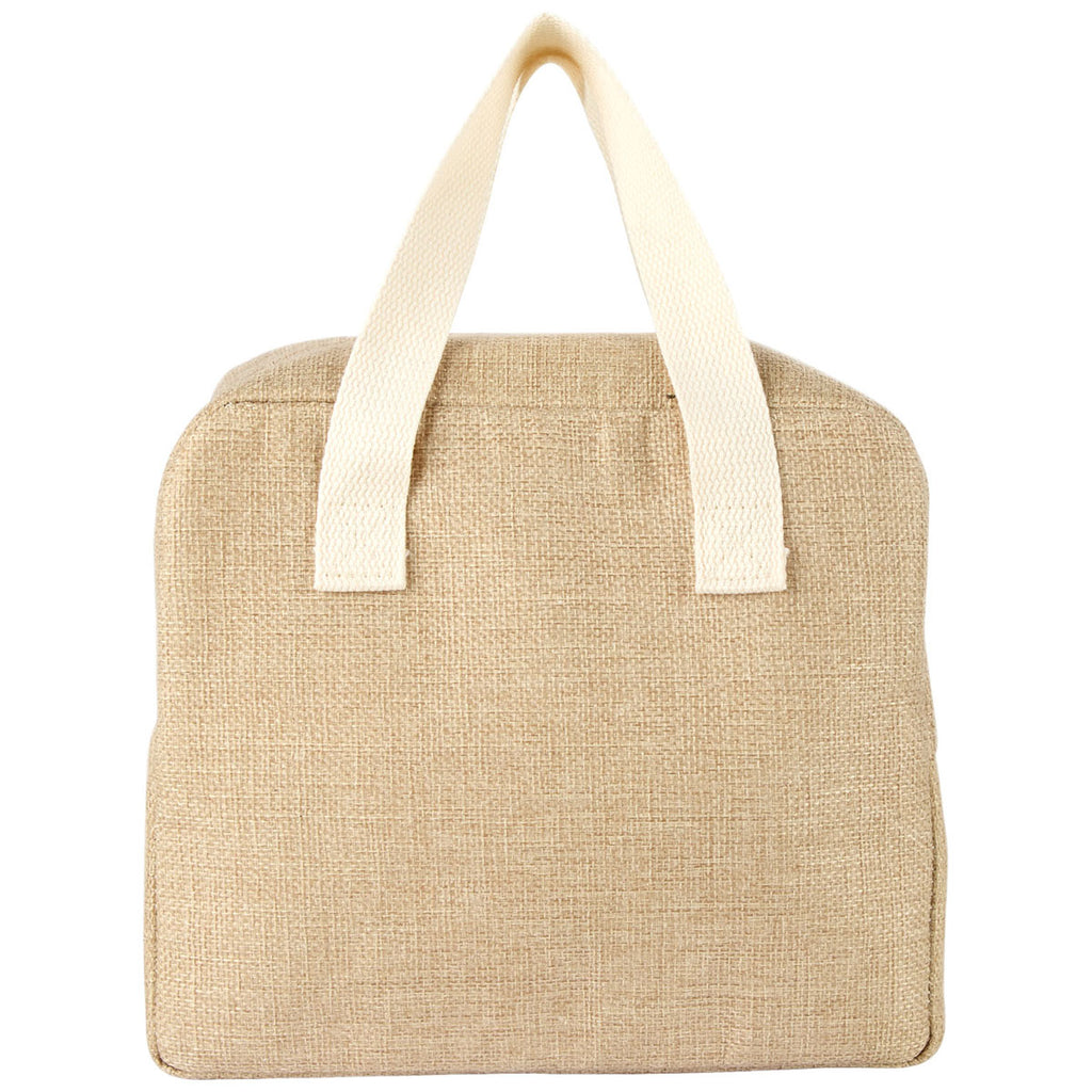 Logomark Natural Nika 6-Can Lunch Cooler