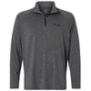 HUK Men's Volcanic Ash Heather Airweight Heather Quarter-Zip Pullover
