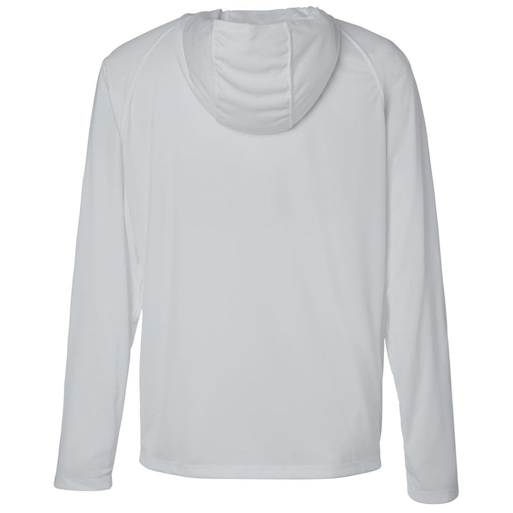 HUK Men's Harbor Mist LoPro Pursuit Long Sleeve Hooded T-Shirt