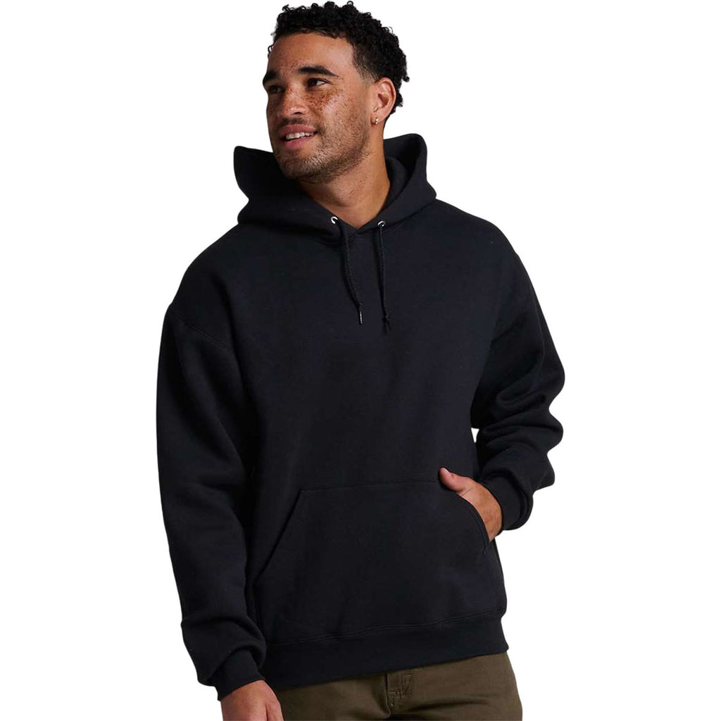 Jerzees Unisex Black Ink Rugged Hooded Sweatshirt