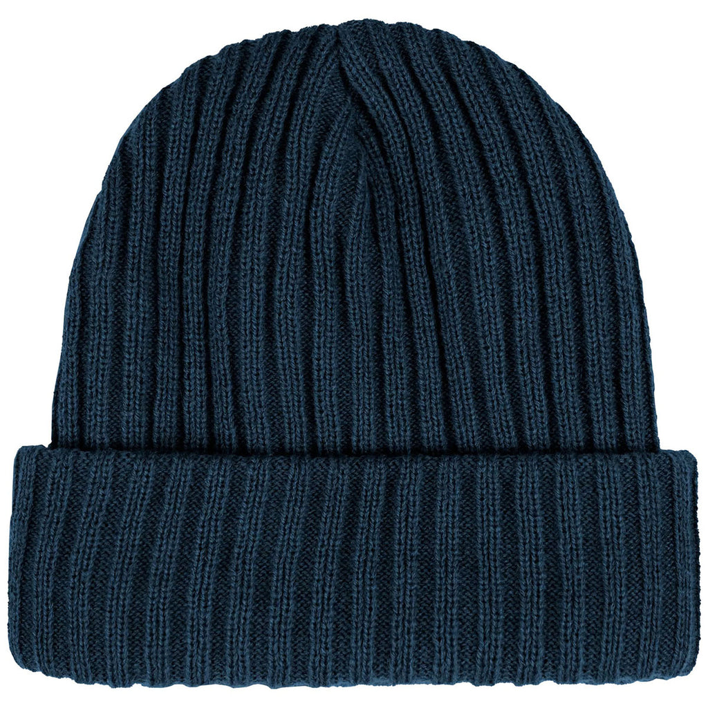 Levelwear Navy Slope Merino Wool Beanie