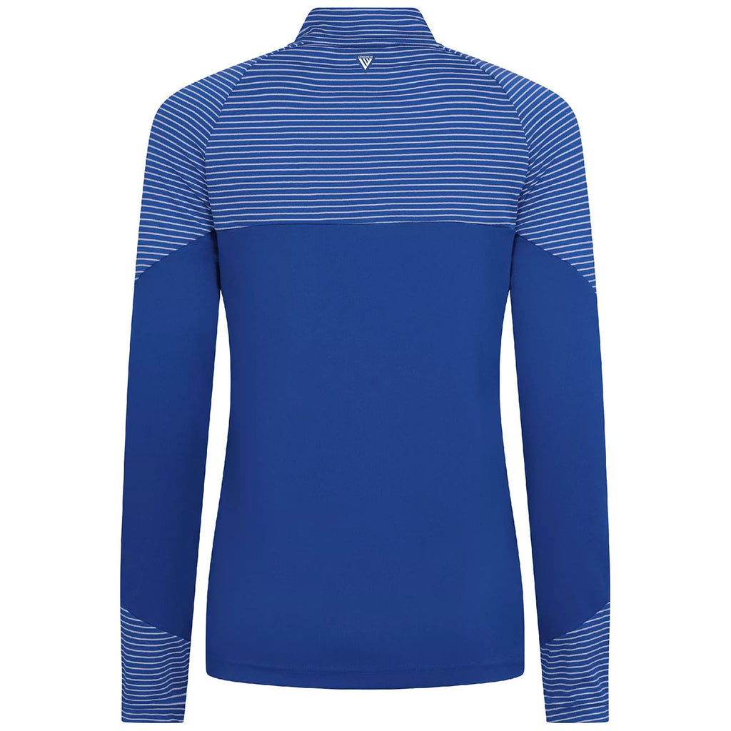 Levelwear Women's Team Royal Classic Stripes Pullover