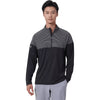 Levelwear Men's Black Classic Stripes Pullover