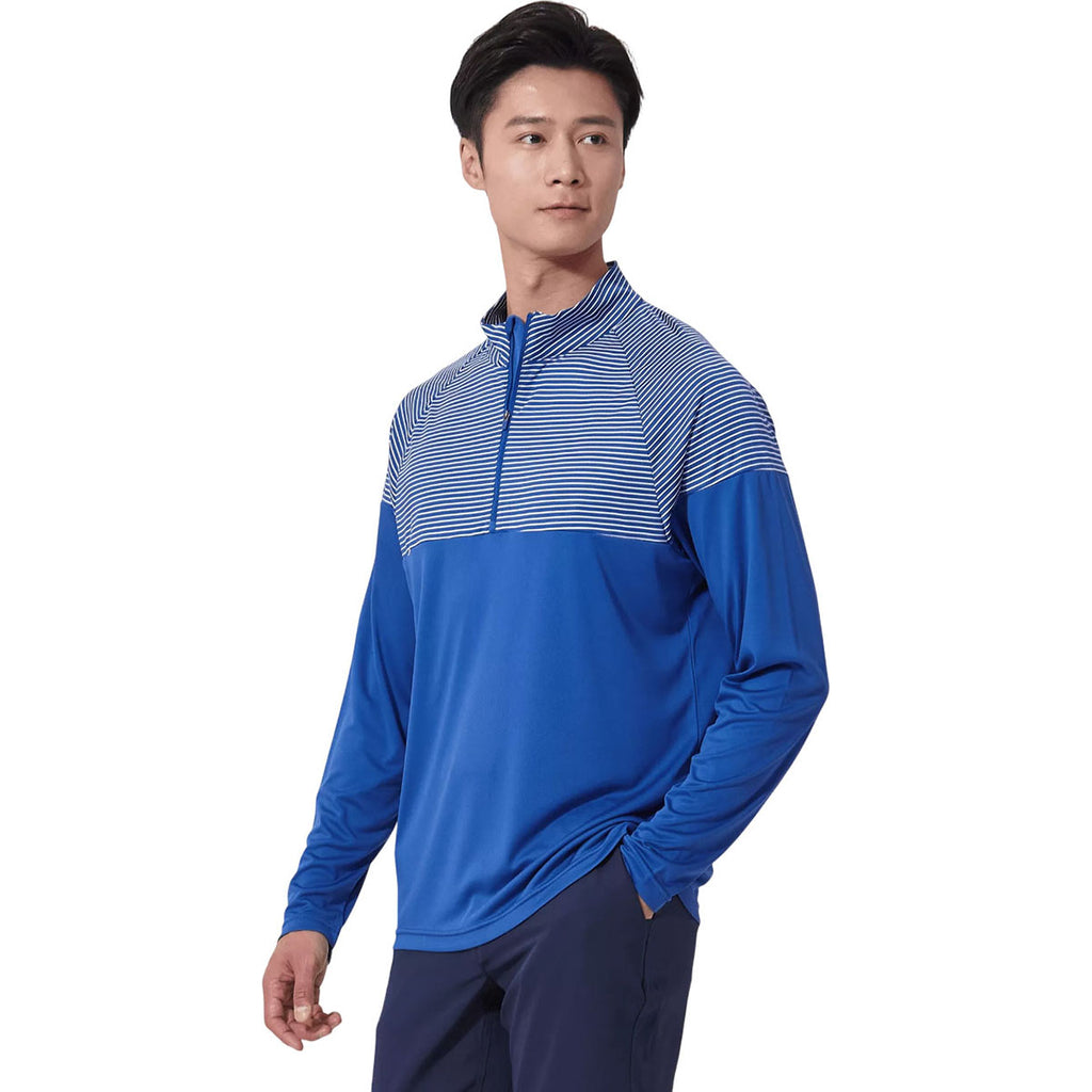 Levelwear Men's Team Royal Classic Stripes Pullover
