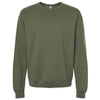 Jerzees Unisex Military Green Heather Ultimate CVC Crewneck Sweatshirt