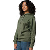 Jerzees Unisex Military Green Heather Ultimate CVC Hooded Sweatshirt