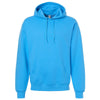 Jerzees Unisex Soul Blue Heather Ultimate CVC Hooded Sweatshirt