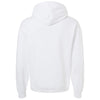 Jerzees Unisex White Ultimate CVC Hooded Sweatshirt