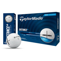 TaylorMade White Distance+ Golf Balls (One Dozen)