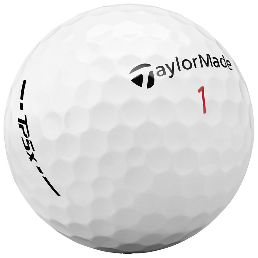 TaylorMade White TP5X Golf Balls (One Dozen)