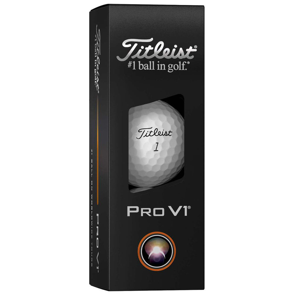 Titleist White Pro V1 Golf Balls (One Dozen)