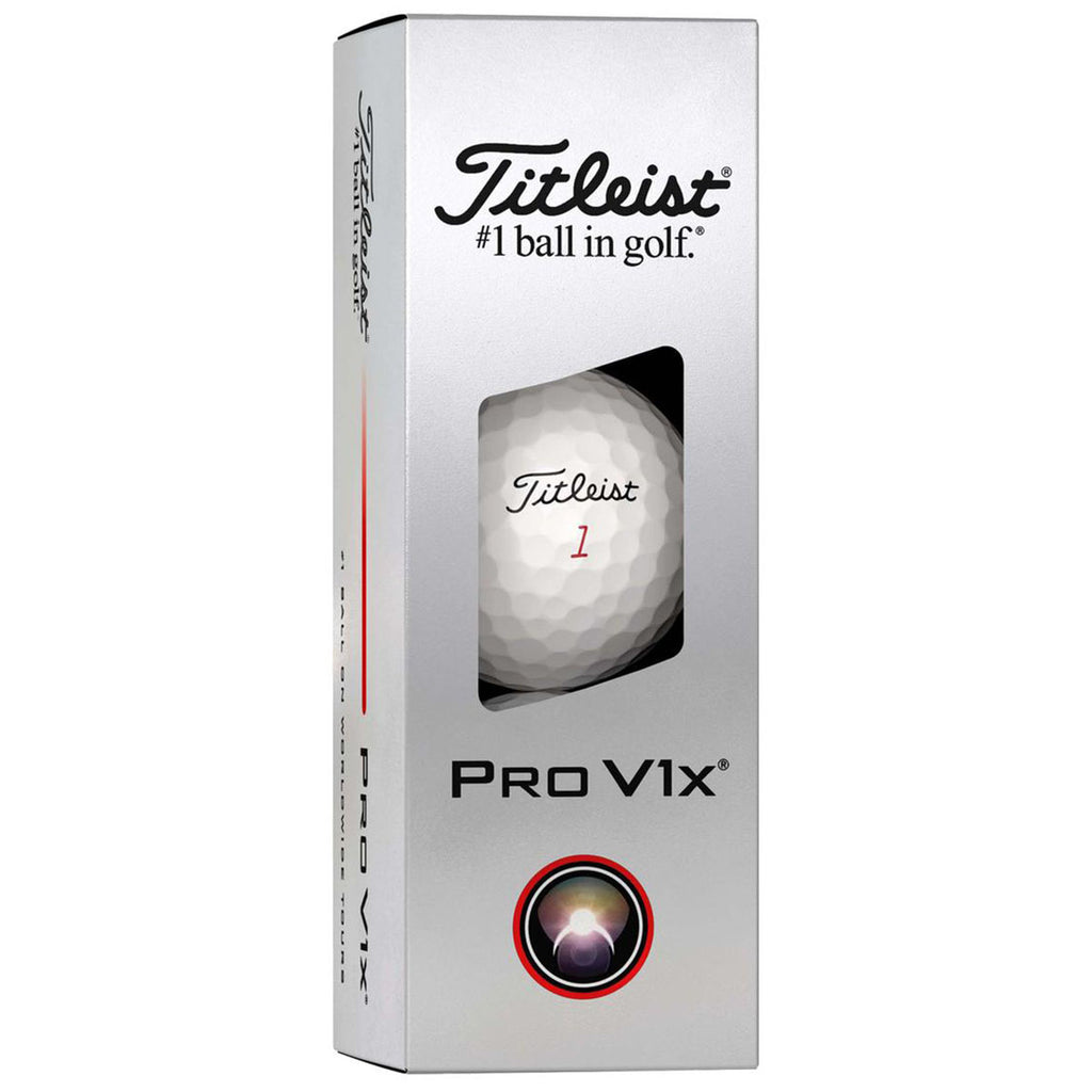 Titleist White Pro V1x Golf Balls (One Dozen)