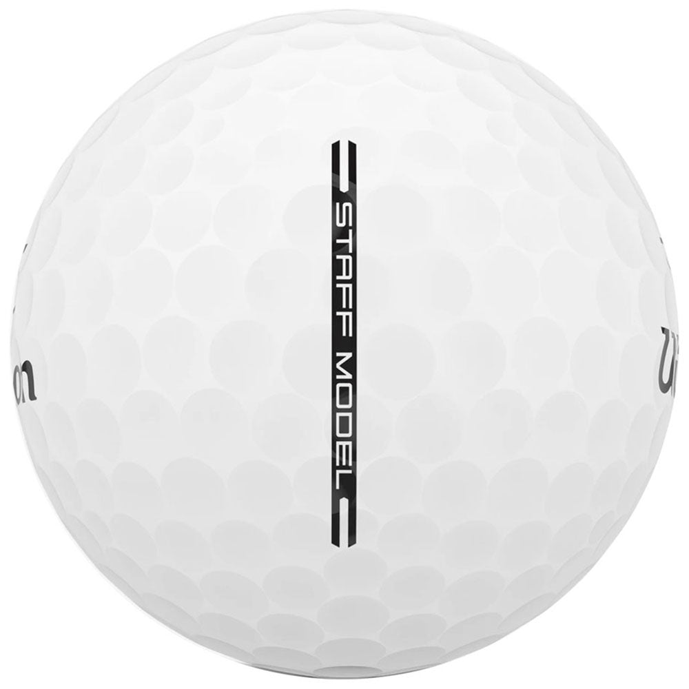 Wilson White Staff Model Golf Balls (One Dozen)