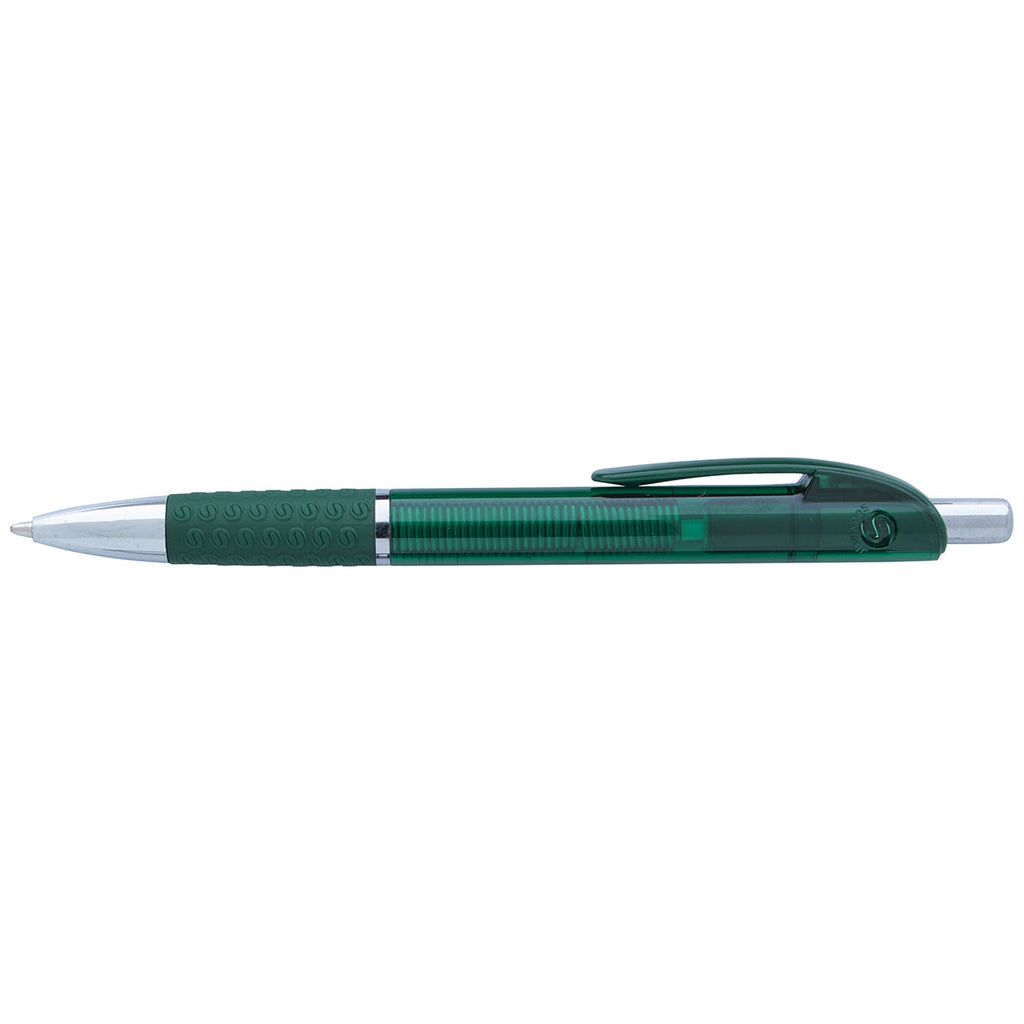 Souvenir Green Translucent Image Grip Pen