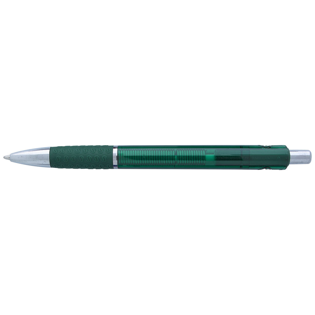 Souvenir Green Translucent Image Grip Pen