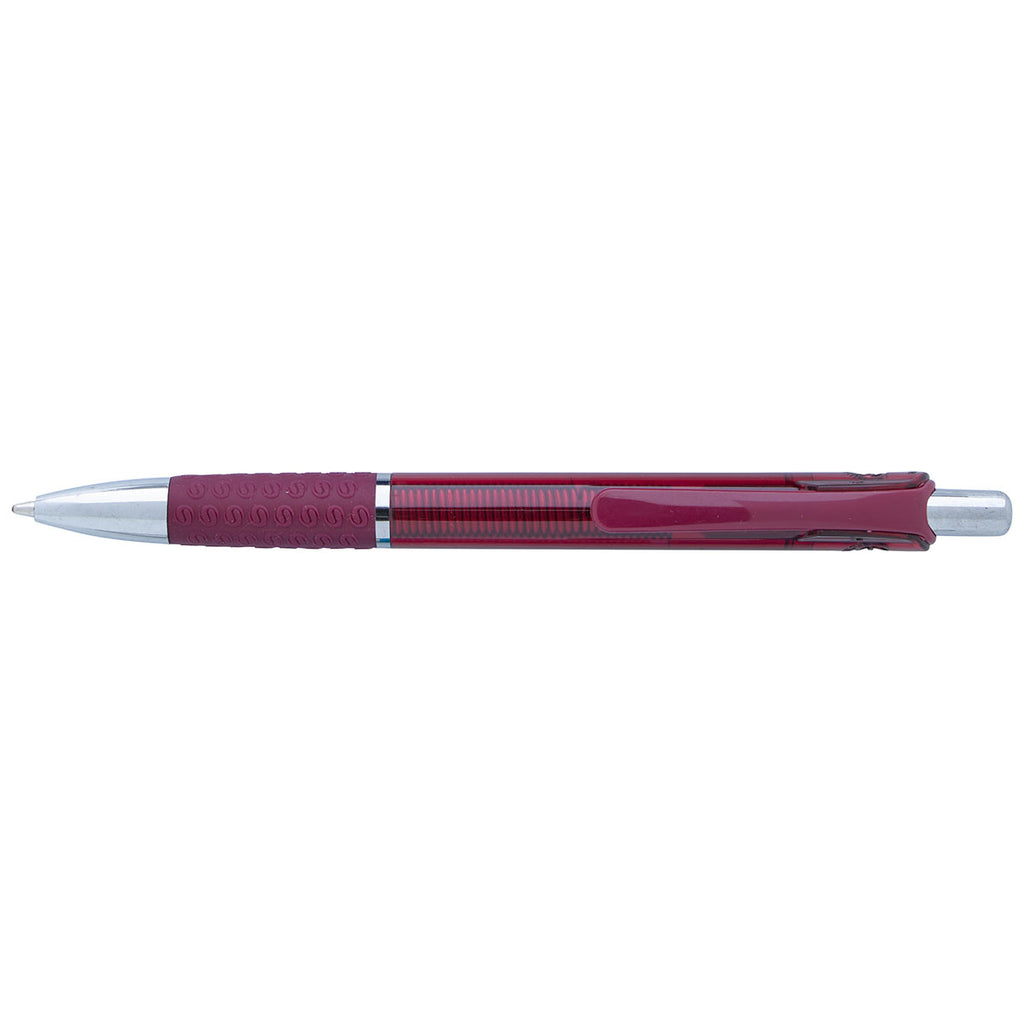 Souvenir Red Translucent Image Grip Pen