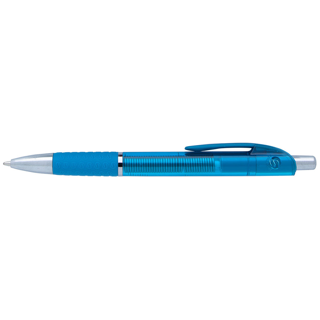 Souvenir Turquoise Translucent Image Grip Pen