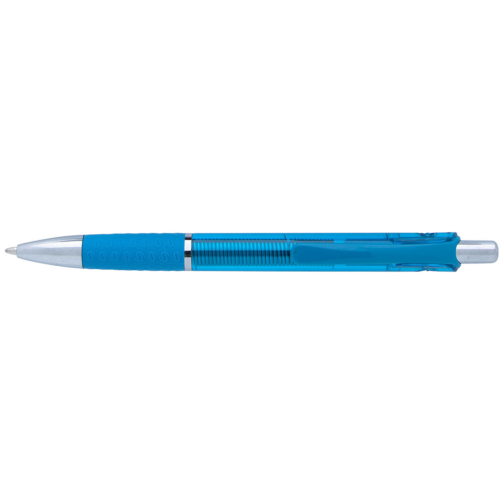 Souvenir Turquoise Translucent Image Grip Pen