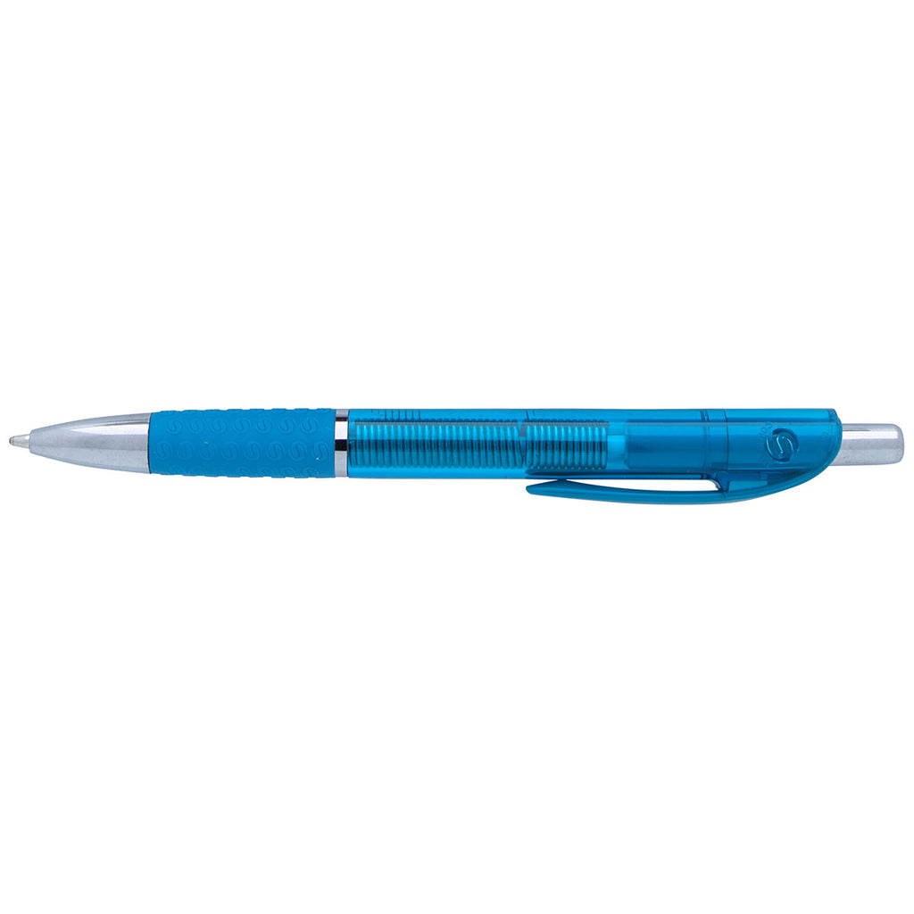 Souvenir Turquoise Translucent Image Grip Pen