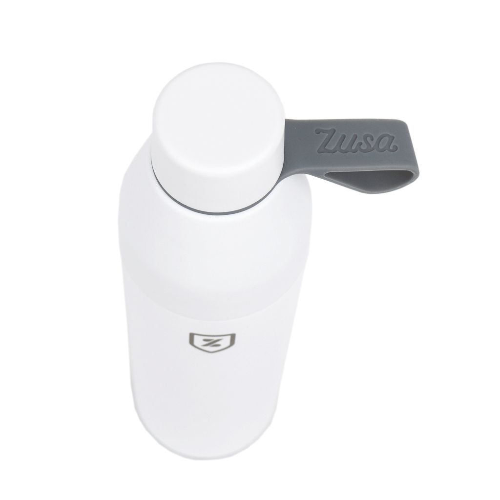 48-Hour Zusa White Sidekick Water Bottle 20 oz