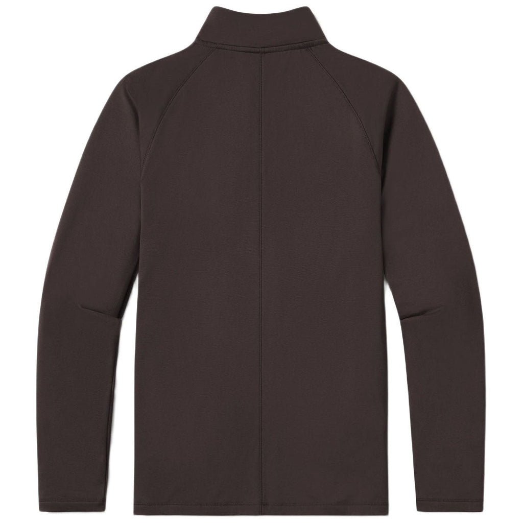 UNRL Men's Espresso Interlock Quarter Zip