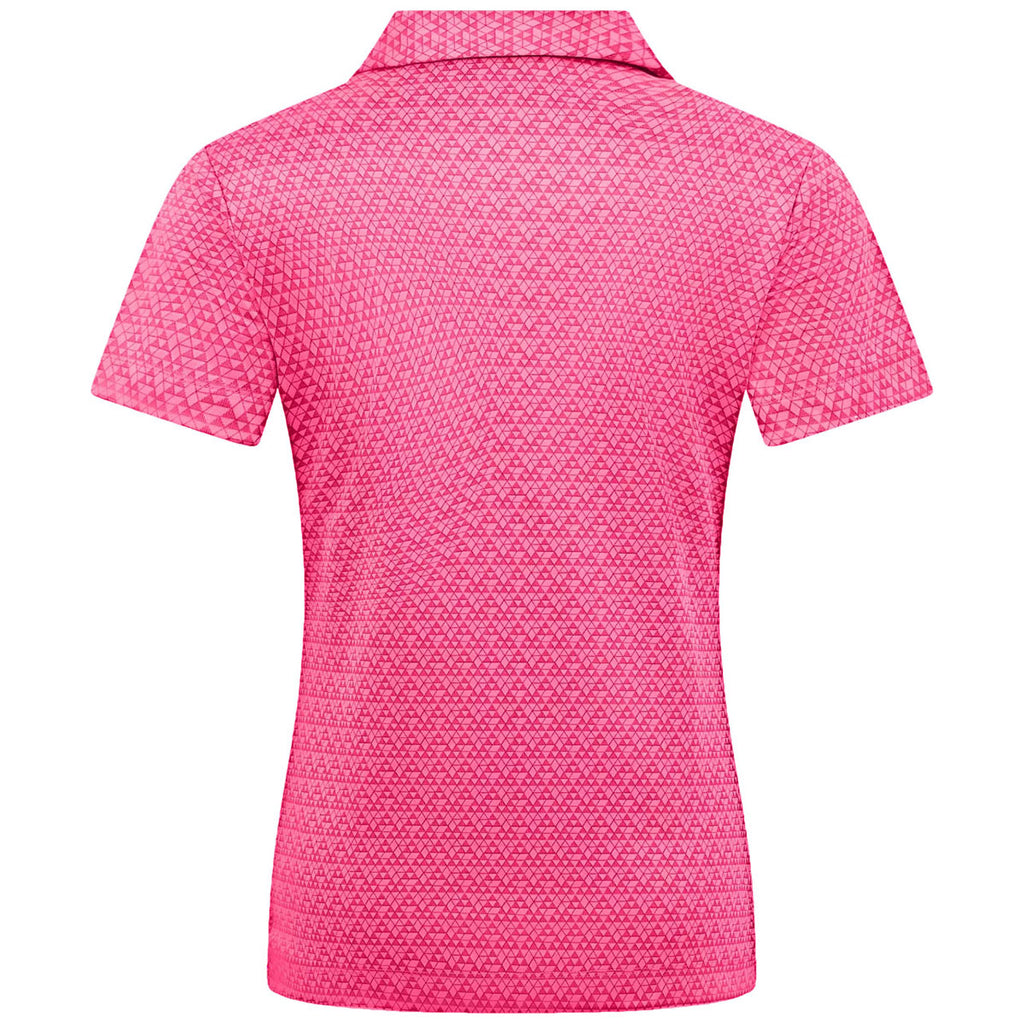 Levelwear Women's Deep Pink System Polo