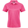 Levelwear Women's Deep Pink System Polo