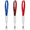 SnugZ White - Dye Sublimation Netlink Cable Wrist Lanyard